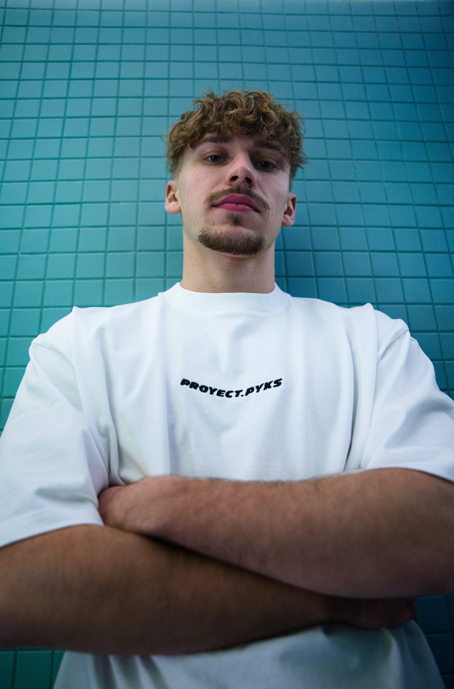 BASICS 2.0 WHITE T-Shirt PROYECT PYKS by Klinger Weiß Schwarz XS