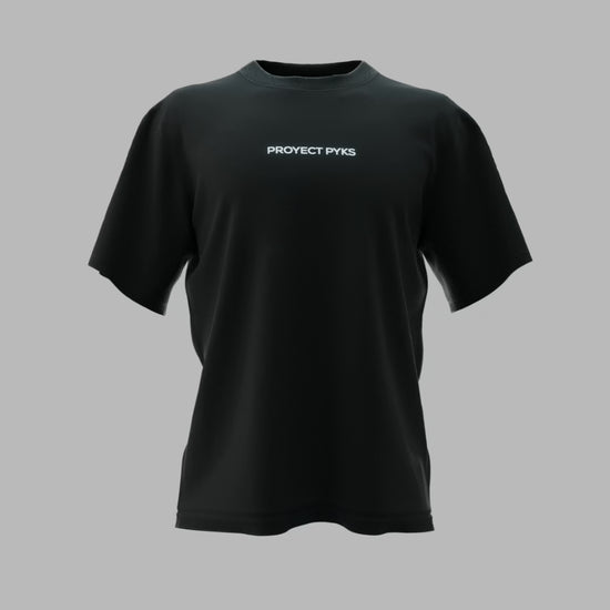 Tshirt, black, schwarz, print, launch, s, m, l, xl,  proyectpyks, proyect pyks, basel, fashion